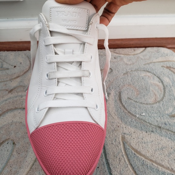 SOLD PRADA Sneakers (will fit sz 41) - Picture 3 of 8